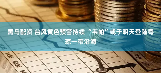 黑马配资 台风黄色预警持续 “韦帕”或于明天登陆粤琼一带沿海