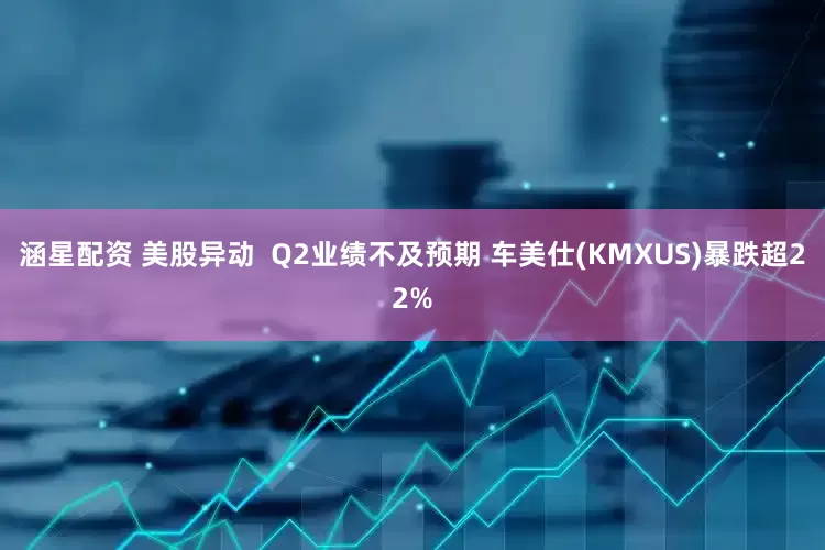 涵星配资 美股异动  Q2业绩不及预期 车美仕(KMXUS)暴跌超22%