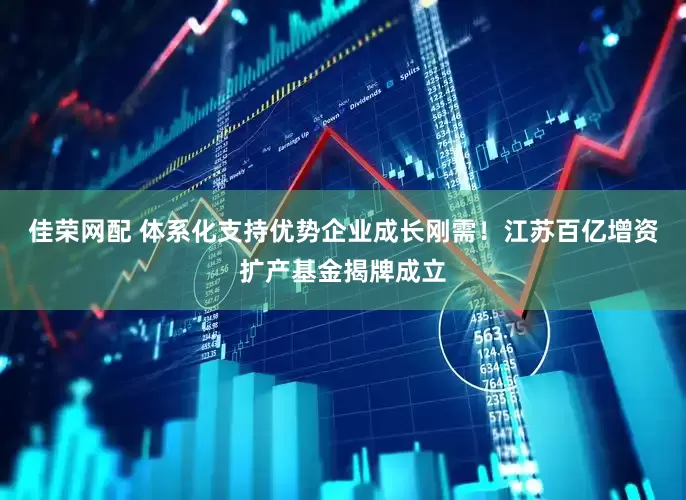 佳荣网配 体系化支持优势企业成长刚需！江苏百亿增资扩产基金揭牌成立